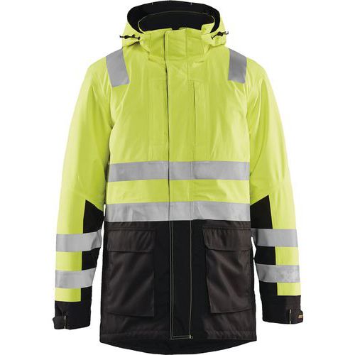 Parka Haute-visibilité Jaune Fluorescent/noir Taille Xxxl