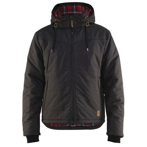 Veste Hiver Gris Foncé Taille Xs