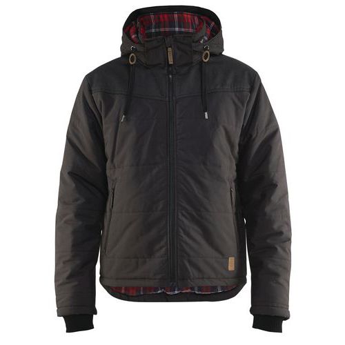 Veste Hiver Gris Foncé Taille Xxxl