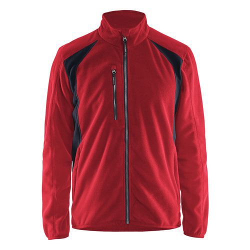 Veste Micropolaire Rouge/noir Taille Xl