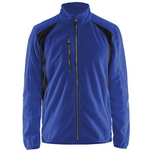 Veste Micropolaire Bleu Roi/noir Taille M