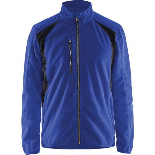Veste Micropolaire Bleu Roi/noir Taille Xs
