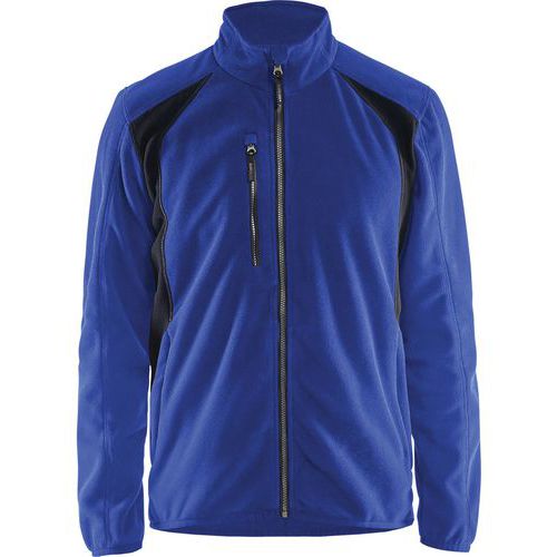Veste Micropolaire Bleu Roi/noir Taille Xxxl