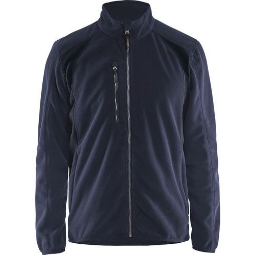 Veste Micropolaire Marine Foncé/noir Taille Xxxl