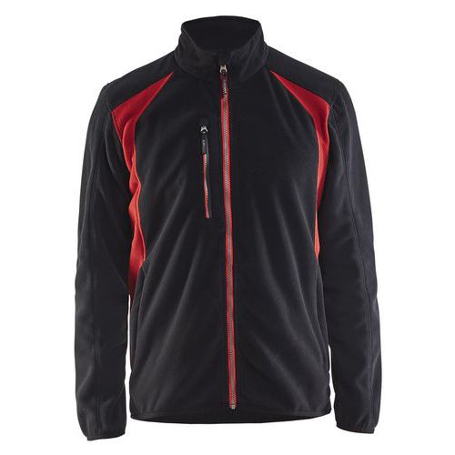 Veste Micropolaire Noir/rouge Taille L