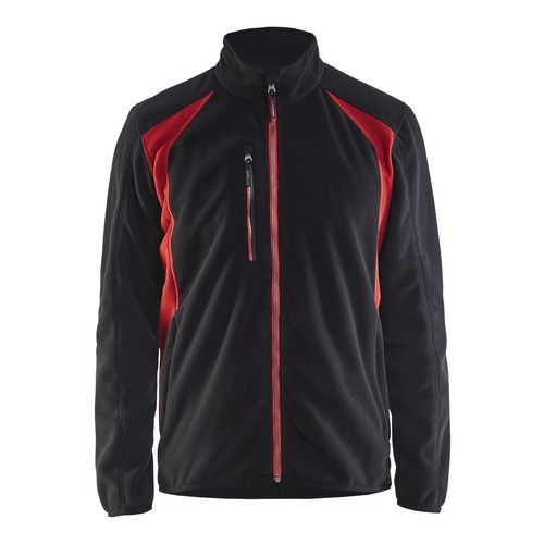 Veste Micropolaire Noir/rouge Taille Xl