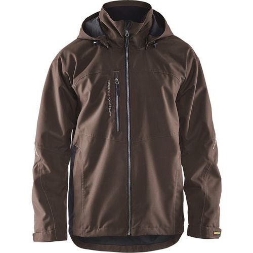 Veste De Travail Hardshell Marron/noir Taille M - Homme