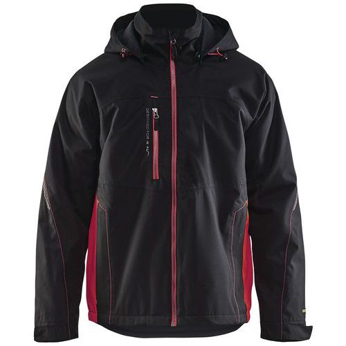 Veste De Travail Hardshell Noir/rouge Taille Xxl - 479019779956xxl