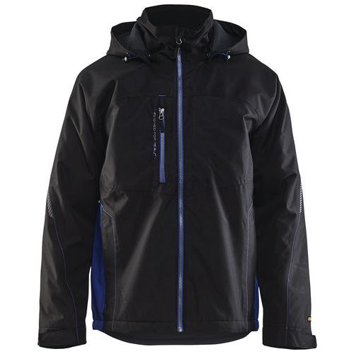 Veste De Travail Hardshell Noir/bleu Roi Taille L