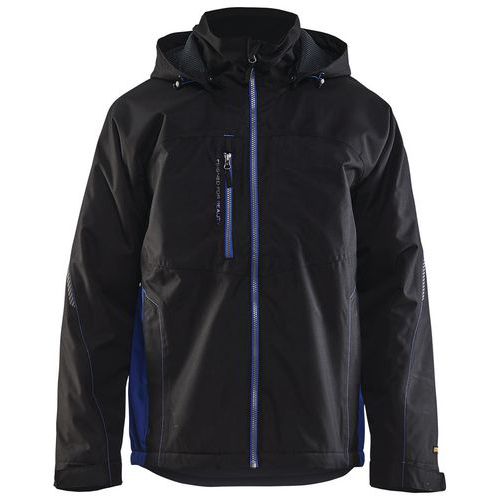 Veste De Travail Hardshell Noir/bleu Roi Taille M