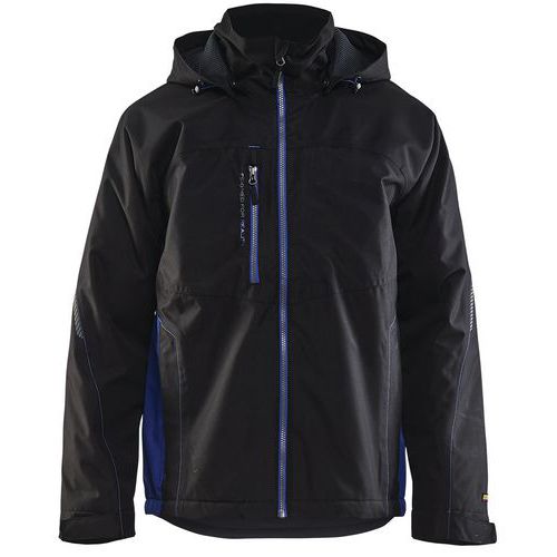Veste De Travail Hardshell Noir/bleu Roi Taille Xs