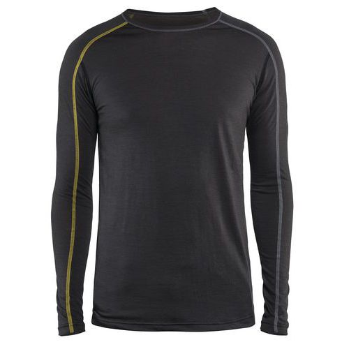 Haut De Sous-vêtements Xlight Gris Foncé/jaune Taille Xxxl