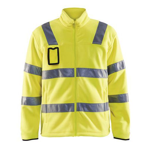 Veste Polaire Haute Visibilité Jaune Fluorescent Taille Xl - Homme