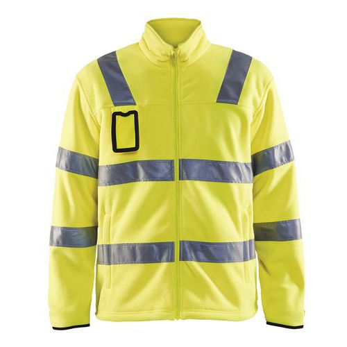 Veste Polaire Haute Visibilité Jaune Fluorescent Taille Xs