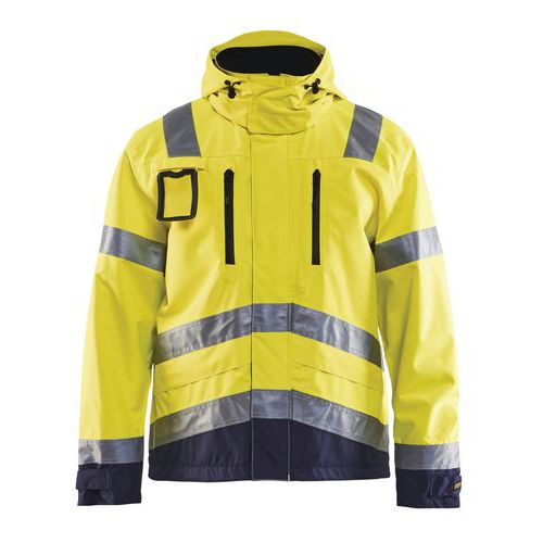 Veste Haute Visibilité Jaune Fluorescent/marine Taille S