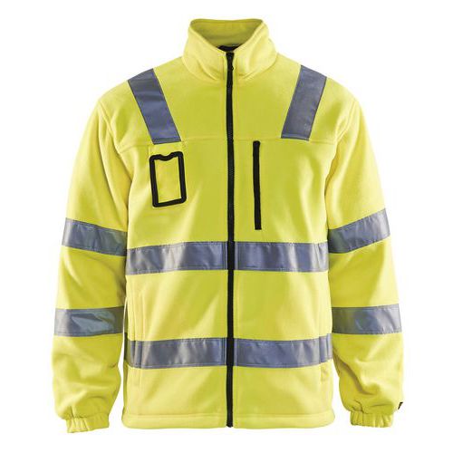 Veste Polaire Haute Visibilité Jaune Fluorescent Taille Xxl - Homme