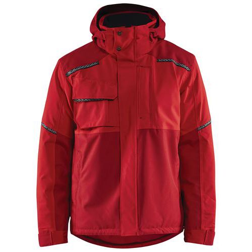 Veste De Travail Hiver Stretch 2d Rouge/rouge Foncé Taille M