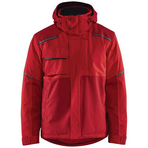 Veste De Travail Hiver Stretch 2d Rouge/rouge Foncé Taille Xl