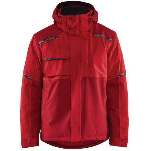 Veste De Travail Hiver Stretch 2d Rouge/rouge Foncé Taille Xs
