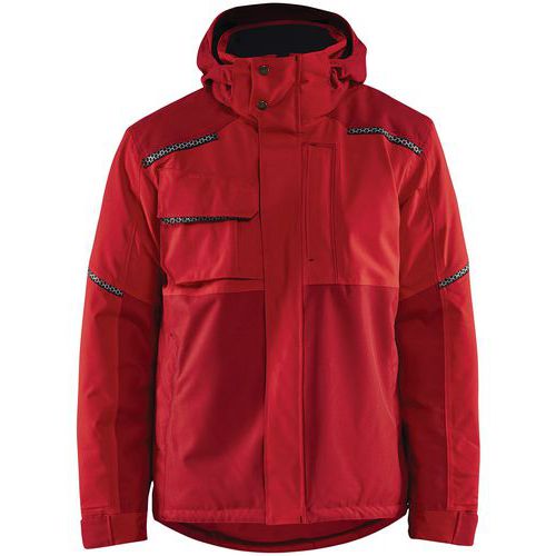 Veste De Travail Hiver Stretch 2d Rouge/rouge Foncé Taille Xxxl