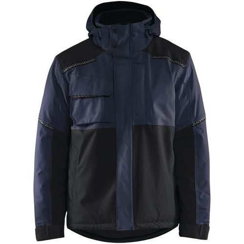 Veste De Travail Hiver Stretch 2d Marine Foncé/noir Taille 4xl