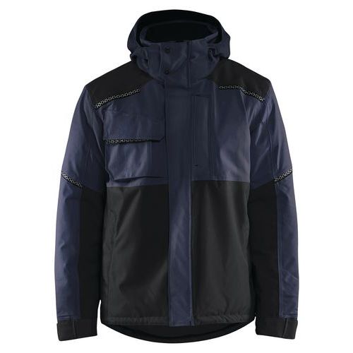 Veste De Travail Hiver Stretch 2d Marine Foncé/noir Taille L