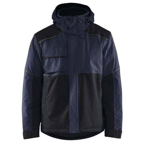 Veste De Travail Hiver Stretch 2d Marine Foncé/noir Taille M
