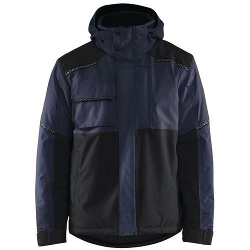 Veste De Travail Hiver Stretch 2d Marine Foncé/noir Taille Xl