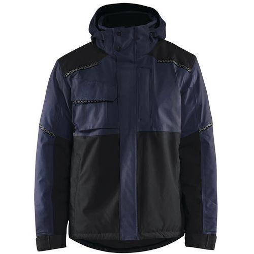 Veste De Travail Hiver Stretch 2d Marine Foncé/noir Taille Xxl