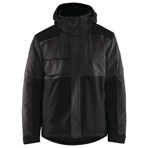 Veste De Travail Hiver Stretch 2d Gris Foncé/noir Taille L