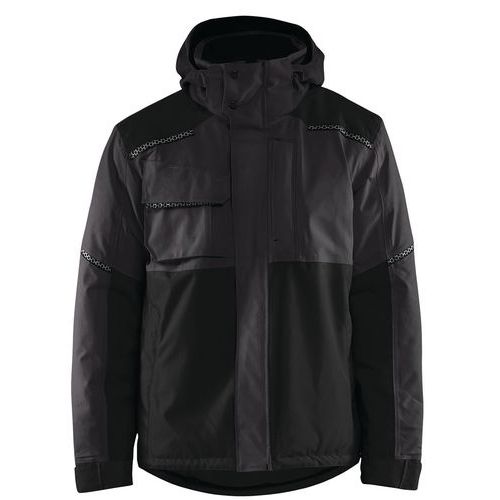 Veste De Travail Hiver Stretch 2d Gris Foncé/noir Taille Xl