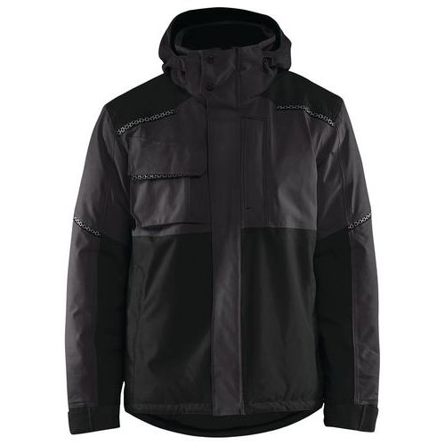 Veste De Travail Hiver Stretch 2d Gris Foncé/noir Taille Xs