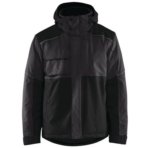 Veste De Travail Hiver Stretch 2d Gris Foncé/noir Taille Xxl