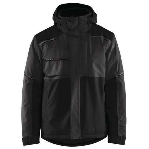 Veste De Travail Hiver Stretch 2d Gris Foncé/noir Taille Xxxl