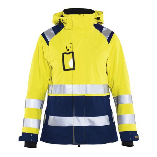 Veste Hardshell Imperméable Haute Visibilité Femme Taille L