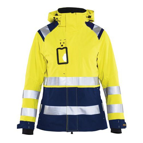 Veste Hardshell Imperméable Haute Visibilité Femme Taille Xs