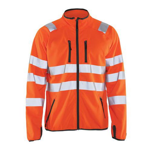 Veste Softshell Haute Visibilité Orange Taille L - Homme