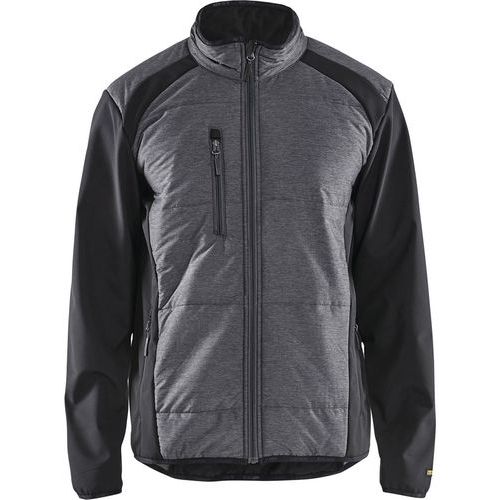 Veste De Travail Hybride Noir/gris Foncé Taille Xxxl