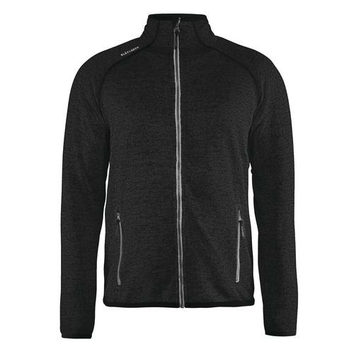 Veste De Travail Tricotée Gris Anthracite/blanc Taille Xs