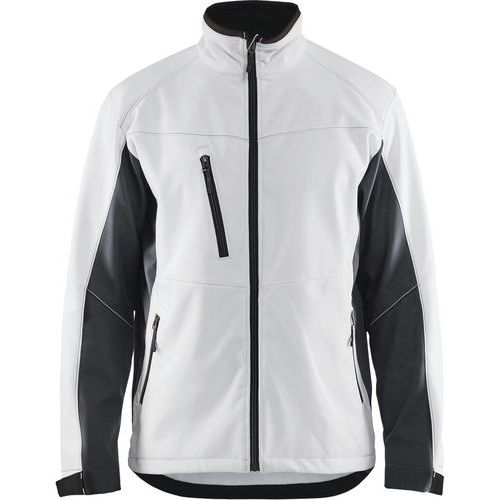 Veste Softshell Blanc/gris Foncé Taille 4xl