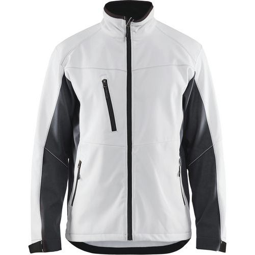 Veste Softshell Blanc/gris Foncé Taille L
