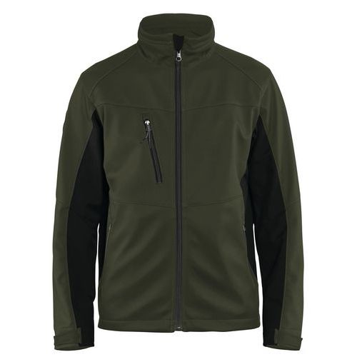 Veste Softshell Vert Olive/noir Taille 4xl