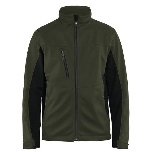 Veste Softshell Vert Olive/noir Taille M