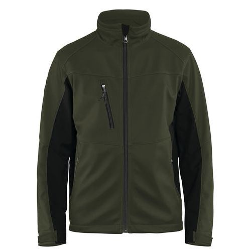 Veste Softshell Vert Olive/noir Taille Xl