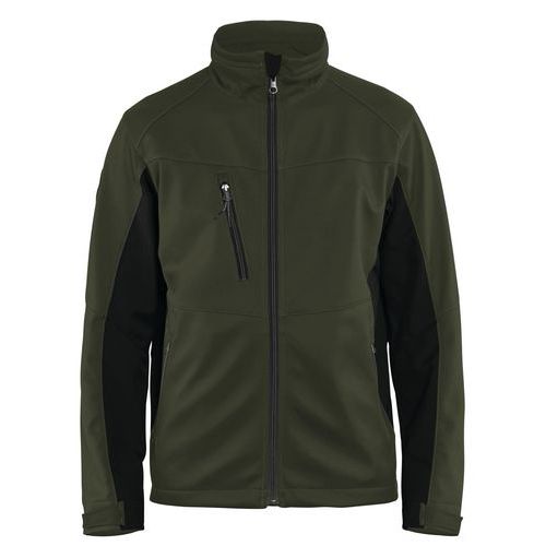 Veste Softshell Vert Olive/noir Taille Xxxl