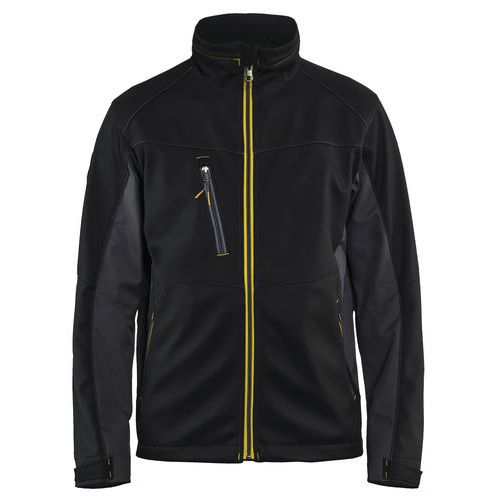 Veste Softshell Noir/jaune Fluorescent Taille 4xl