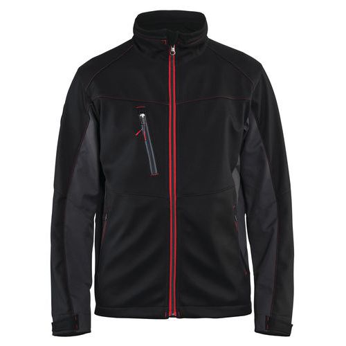 Veste Softshell Noir/rouge Taille L