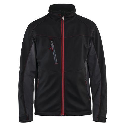 Veste Softshell Noir/rouge Taille S