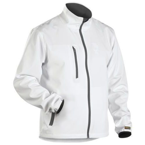 Veste Softshell Stretch 2d Blanc/gris Taille 4xl
