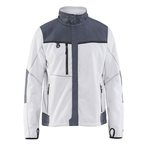 Veste Polaire Coupe-vent Blanc/gris Taille 4xl